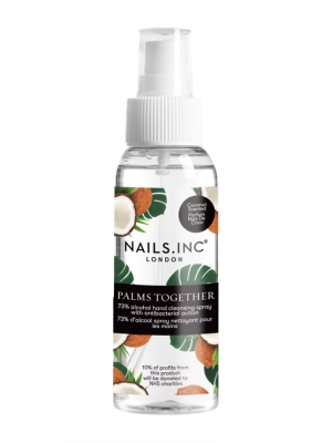 Nails.INC Palms Together Sanitiser Spray Coconut Scent 60ml