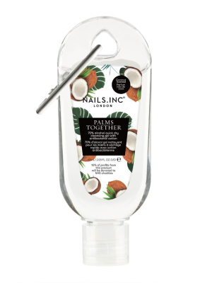 Nails.INC Palms Together Hand Cleansing Gel Coconut Scent with Hook 60ml