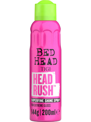 Bed Head by TIGI Headrush Shine Hair Spray for Smooth Shiny Hair 200ml