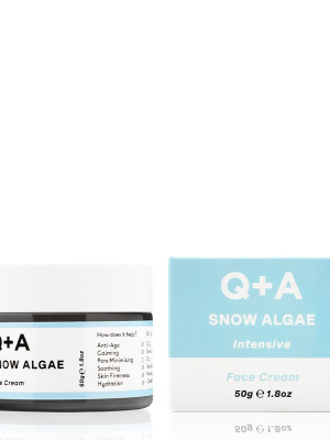 Q+A Snow Algae Intensive Face Cream 50g