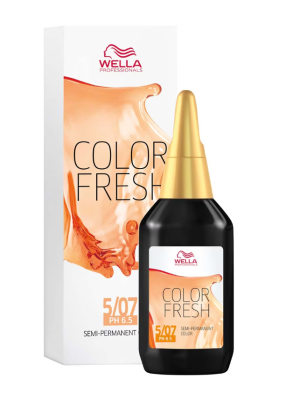 Wella Professionals Color Fresh Semi-Permanent Colour – Natural Light Brown 75ml