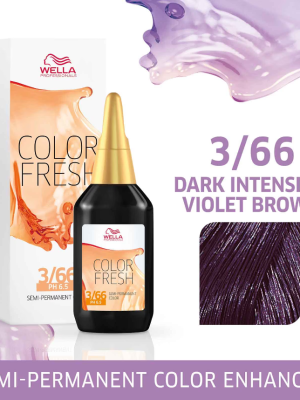 Wella Professionals Color Fresh Semi-Permanent Colour – Natural Light Brown 75ml