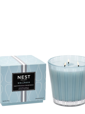 NEST New York Driftwood & Chamomile 3-Wick Candle 600g