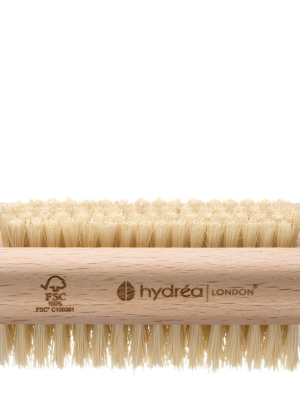 Hydréa London Extra Tough Dual Sided Hand & Nail Brush With Cactus Bristles – Hard Strength