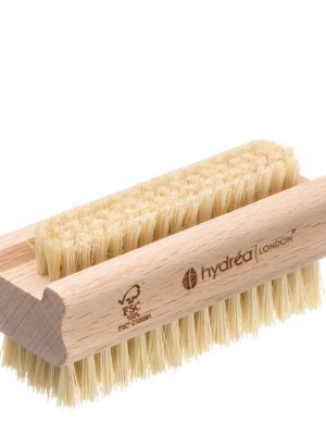 Hydréa London Extra Tough Dual Sided Hand & Nail Brush With Cactus Bristles – Hard Strength