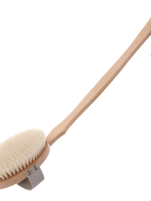 Hydrea London Body Brush with Natural Bristles – Medium Strength