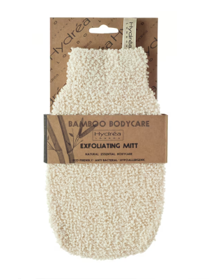 Hydréa London Bamboo Gentle Exfoliating Mitt – Soft/Medium Texture