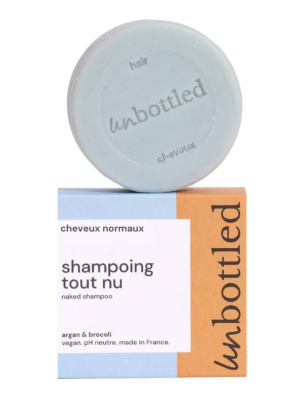 UNBOTTLED Naked Solid Shampoo for Normal Hair 75g