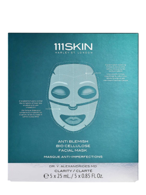 111SKIN Anti Blemish Bio Cellulose Facial Mask 5 x 25ml