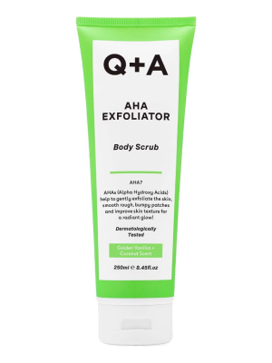 Q+A AHA Exfoliator Body Scrub 250ml