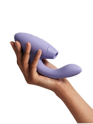 WOMANIZER Duo 2 Rabbit Sex Toy Clitoral Stimulator G-Spot Dual Vibrator  Black