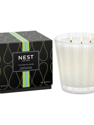 NEST New York Coconut & Palm 3-Wick Candle 600g