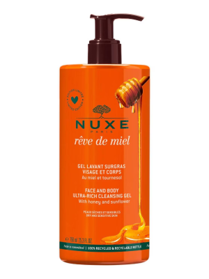 NUXE Rêve de Miel® Face & Body Ultra-Rich Cleansing Gel 750ml