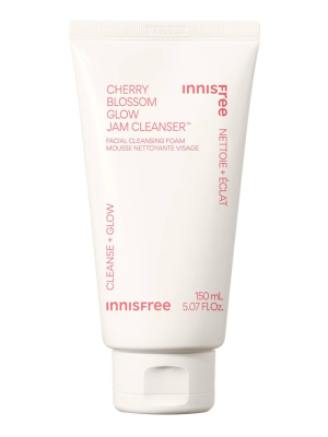 INNISFREE Cherry Blossom Glow Jam Cleanser – Cleansing Foam Radiance & Glow 150ml