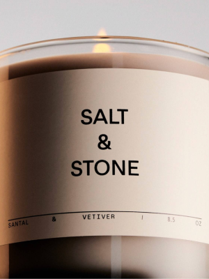 SALT AND STONE Santal & Vetiver Candle 240g