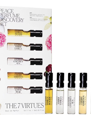 THE 7 VIRTUES Peace Perfume Discovery Set 5 x 1.7ml