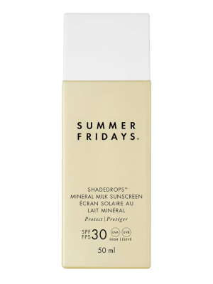 SUMMER FRIDAYS ShadeDrops SPF 30 Mineral Milk Sunscreen 50ml