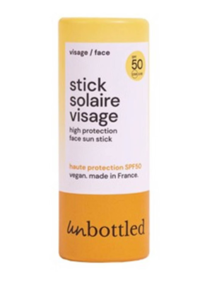 UNBOTTLED High protection Face Sun Stick – SPF 50 20G