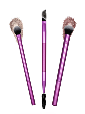 Real Techniques Eye Shade & Blend Brush Duo + BONUS Dual Ended Brow Brush