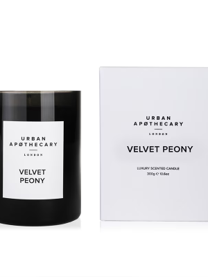 Urban Apothecary London Velvet Peony Luxury Candle 300g