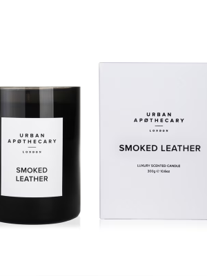 Urban Apothecary London Smoked Leather Luxury Candle 300g