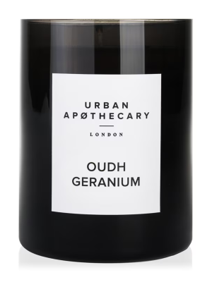 Urban Apothecary London Oudh Geranium Luxury Candle 300g