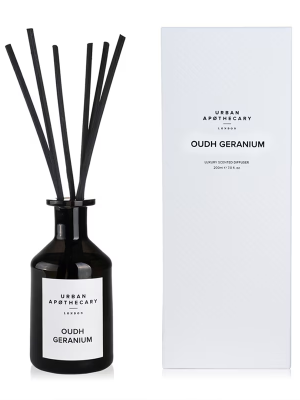 Urban Apothecary London Oudh Geranium Luxury Diffuser 200ml