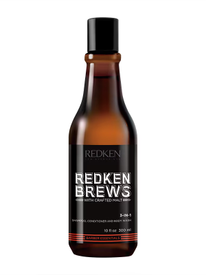 Redken Brews Mens 3-In-1 Shampoo 300ml