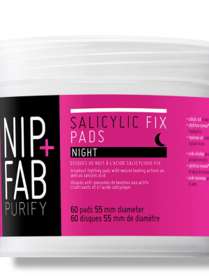 NIP + FAB Salicylic Fix Night Pads x 60 Pads