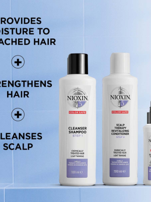 NIOXIN 3-part System Kit 5 for Chemically Treated Hair with Light Thinning