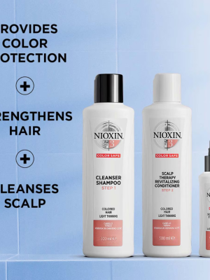 NIOXIN 3-part System Kit 3 for Colored Hair with Light Thinning