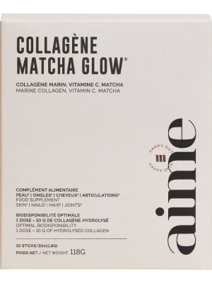 AIME Collagène Matcha Glow Food Supplement x 10 Sticks