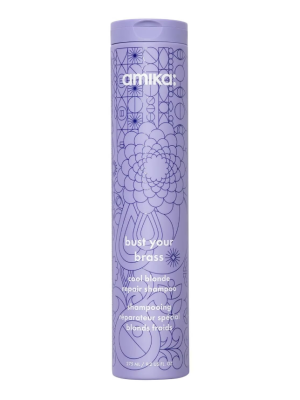 AMIKA Bust Your Brass Cool Blonde Purple Shampoo 275ml