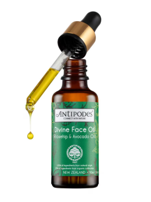 Antipodes Divine Face Oil Certified Organic Avocado Oil and Rosehip 30ml