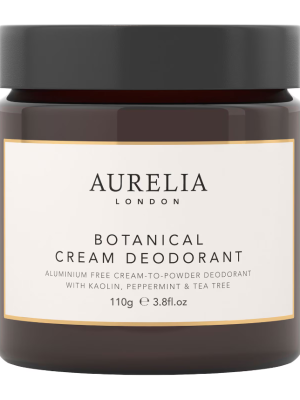 Aurelia London Botanical Cream Deodorant Natural Aluminium Free 110g