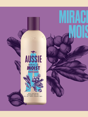 Aussie Miracle Moist Shampoo 300ml