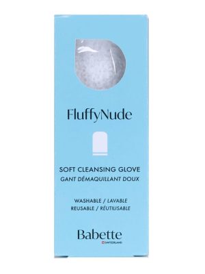 BABETTE Fluffy Nude Soft Cleansing & Exfoliating Glove