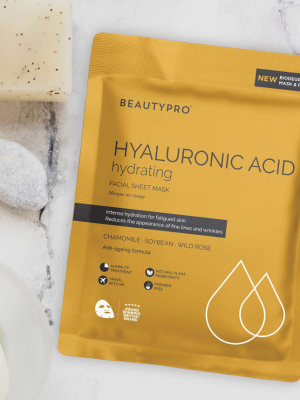 BeautyPro HYALURONIC ACID Hydrating Sheet Mask