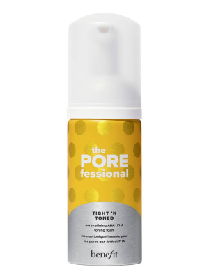 BENEFIT COSMETICS The POREfessional Tight ‘n Toner Pore-Refining AHA + PHA Toning Foam 60ml