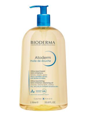 BIODERMA Atoderm Normal To Very Dry Skin Face and Body Cleanser 1000ml