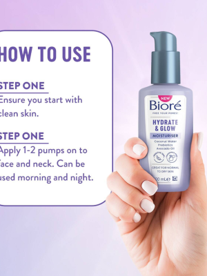 BIORE Hydrate & Glow Daily Moisturiser 100ml