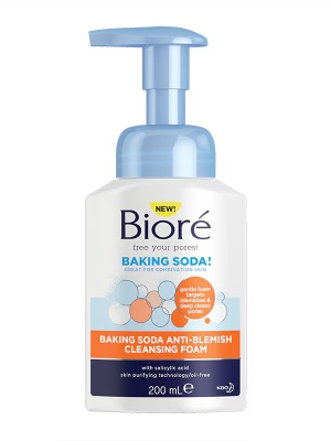 Biore Baking Soda Anti-Blemish Cleansing Foam 200ml