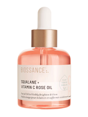 BIOSSANCE Squalane + Vitamin C Rose Oil Pink 30ml