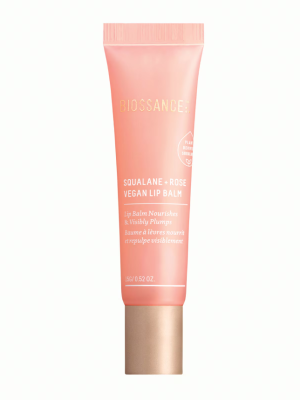 BIOSSANCE Squalane + Rose Vegan Lip Balm 15g