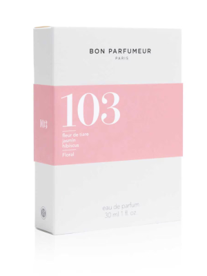 Bon Parfumeur 103 Tiare Flower Jasmine Hibiscus Eau de Parfum 30ml