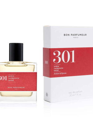 BON PARFUMEUR 301 Sandalwood Amber Cardamom Eau de Cologne 15ml