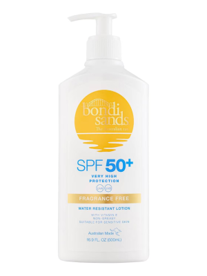 BONDI SANDS  Spf 50+ Fragrance Free Sunscreen Lotion Value Pump Pack 500ml