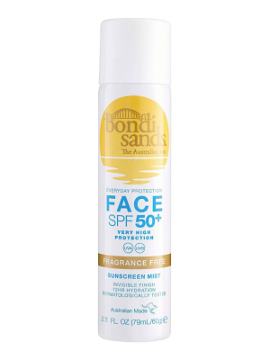 Bondi Sands SPF50+ Fragrance Free Face Mist 60g