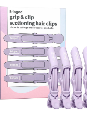 Briogeo Grip + Clip Sectioning Hair Clips x 4