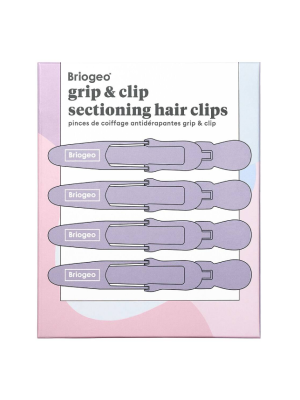 Briogeo Grip + Clip Sectioning Hair Clips x 4